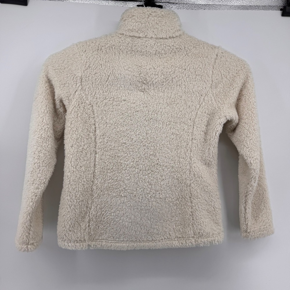 Patagonia Los Gatos Pullover Womens Medium Cream Fleece Quarter Zip Jacket - Picture 3 of 7